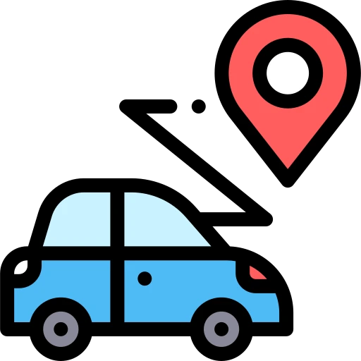 Icon déplacement sur site